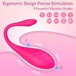 Sex Toys Vibrators Adult Toy - Remote Vibrator With App Control Vibradores, G Spot Vibrator With 9 Powerful Vibrations, Waterproof Clitoral Stimulator Couples Sex Toy For Women