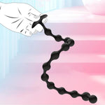 22.44 Inch Silicone Anal Beads with 13 Balls for Men and Women, Long Flexible Trainer for Prostate Massage