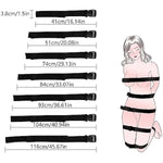 7 Pcs Set Adjustable Bondage Rope For Adult Play, Bdsm Bondage Straps For Women, Sex Toys Restraints Bundle For Extreme Love, Sm Sex Toys For Couples Flirt Play Fetish Cosplay