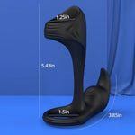 Penis Vibrator Silicone Penis Ring Vibrating Remote Control Cock Rings With 10 Vibration Modes Delay Ejaculation Penis Enlarger Sex Toys For Men And Couples