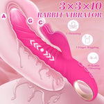 Thrusting Vibrator Couples Sex Toys, Rabbit Thrusting Dildo With 3 Thrusting 10 Vibration & 3 Wiggling Modes, Bdsm Adult Toys Female Sex Toy Clitoral Stimulator, Sex Novelties Adult Sex Toys & Games