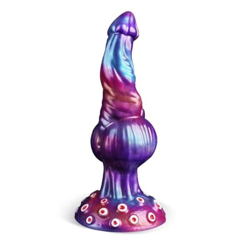 9.25" Monster Dildo Fantasy Dragon Dildo, Huge Dog Knot Dildos Thick Tentacle Knotted Anal Dildos With Strong Suction Cup, Silicone Alien Animal Adult Sex Toy For Women Men Gay