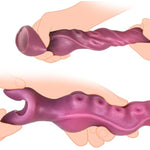 Flexible Tentacle Dildo Liquid Silicone Wearing Realistic Fantasy Anal Dildo With Safety Anchor Base G-Spot Stimulator Prostate Massager Adult Sex Toys For Men Women Gay Lesbian Couple (L)