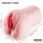 Realistic Male Masturbator with Wriggling and Vibrating Modes for Intense Pleasure