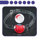 Restraints Mouth Gag Silicone Pvc Bondage Bite Pacifier Bdsm For Open Adult Sex Play Couples Toys Game Slave Cosplay (Blue)