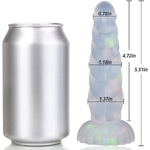 Luminous Realistic Monster Dildo, Huge Silicone Thick Anal Dildo Plug With Suction Cup For Hands-Free, Alien Dildo Clitoral Vaginal G-Spot Stimulation Adult Sex Toy For Women & Men