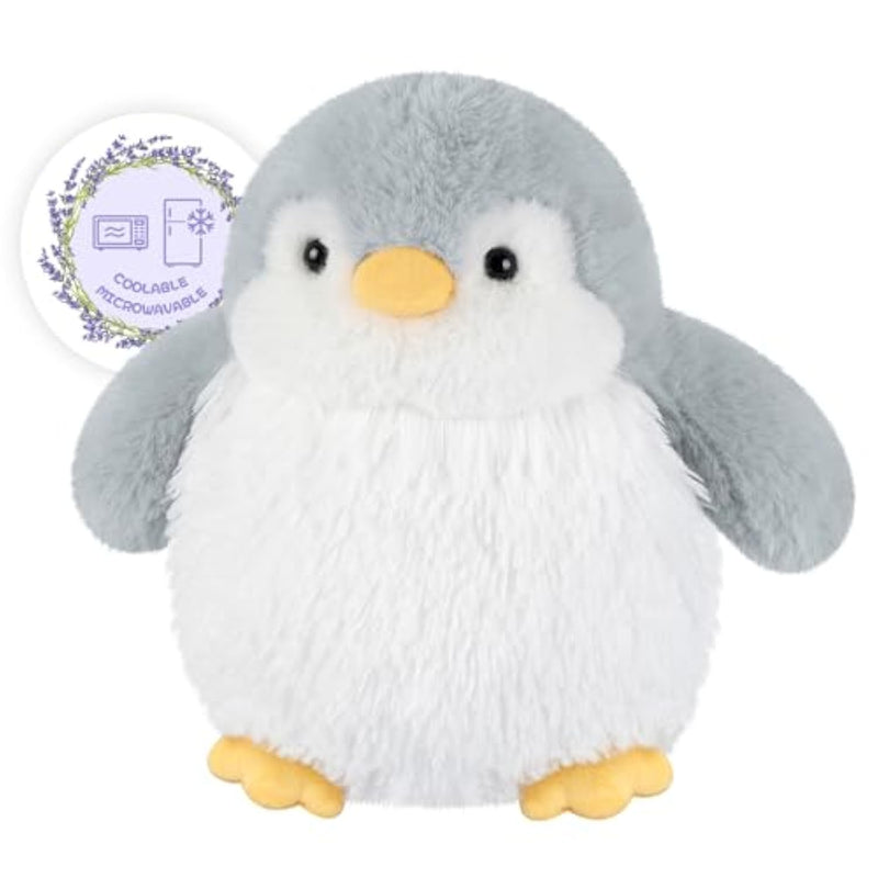 Heatable & Coolable Penguin Plush, Microwavable Heating Pad Stuffed Animal For Soothing & Relaxation, Cute Stuffed Penguins Toy, Penguin Gifts For Girls & Boys