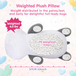 Weighted Stuffed Animals 4.0 Lbs– Weighted Cow Plush, Weighted Cow Plush Animals For Kids, Cow Weighted Plushies, Birthday Gifts For Women, Girls And Males (23 Inch)