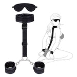 Bdsm Bondage Restraints Set For Couples, Adjustable Handcuffs, Eye Mask, Collar & Straps, Soft & Durable Sex Toys For Women And Men, Perfect For Sensual Bedroom Fun, Kinky Play, And Sm Exploration