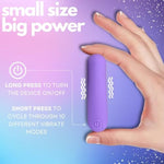 Bullet Vibrator For Women - Mini Vibrator For Beginners, Fully Waterproof Adult Sex Toy, Cordless, Usb Rechargeable, Small Personal Massager With 10 Vibration Settings (Purple)
