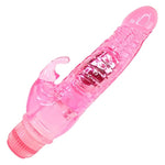 Rabbit Vibrator - Dual-Stimulation Sex Toy - Clit & G-Spot Vibe - Blended Orgasms - Multi-Speed Vibrations - Women - Realistic Penis Shape - 8.5" Length, 1.65" Shaft Diameter - Pink
