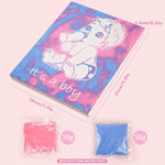 Creative Baby Reveal Art Painting Set for Gender Reveal Party Favors Boy