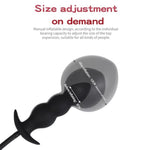 Silicone Analplugs For Women Inflatable Butt Plugs For Anal Training G-Spot Stimulation Anal Toys Expandable Anus Beads