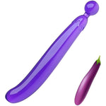 G Spot Dildo Double-Ended Realistic Dildo Butt Plugs Anal Sex Toys Eggplant-Shaped Pleasure Wand Vaginal Stimulation Prostate Massager For Men Women