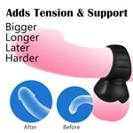 Silicone Testicle Crusher CBT Cock and Ball Torture Penis Clamp Fetish Toys