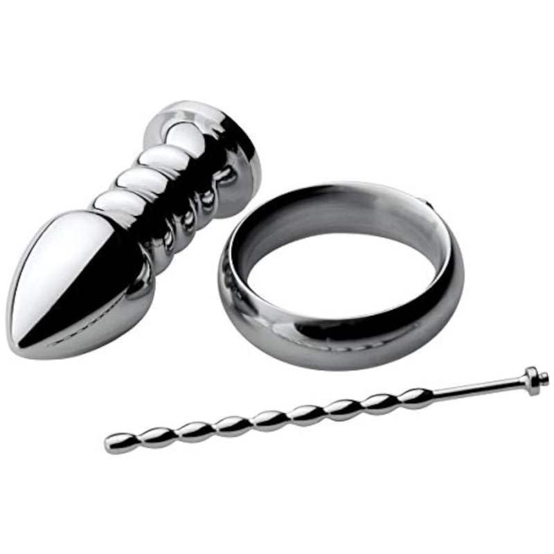 Zeus Deluxe Series Voltaic for Men - Premium Stainless Steel Electro Stimulation Kit
