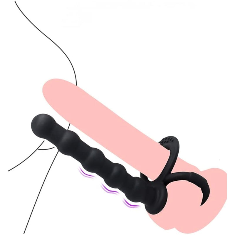 Adult Toys Silicone Wearable Butt Plug Silicone Anal Bead Trainer Anal Sex Toy Stimulator Couples Prostate Anal Sex Toys Waterproof Women Thrusting Toys