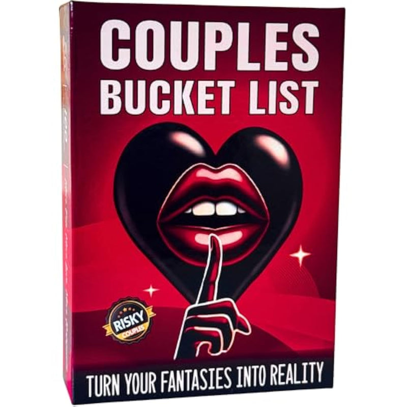 Couples Bucket List - 100 Spicy Dares & Fun Challenges For Date Nights, Bedroom Games, Romance & Intimacy Game, Anniversary Or Valentine’S Day Gift For Him & Her