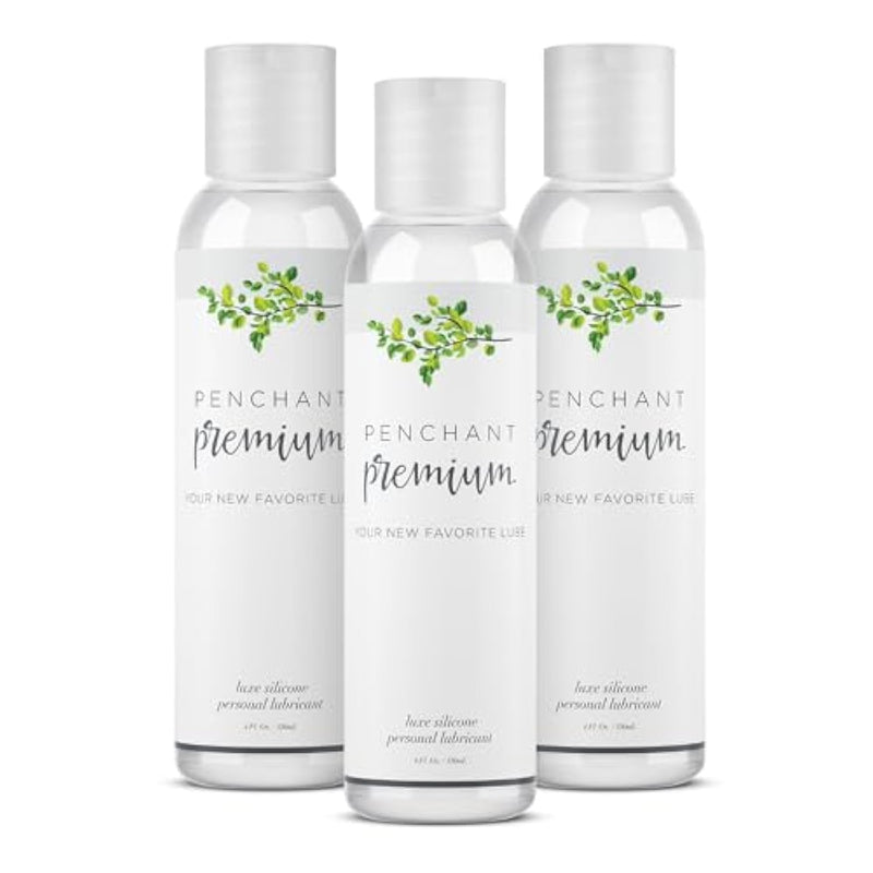 Premium Silicone Personal Lubricant - 3 Pack, 12Fl Oz Total