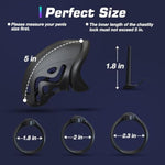 Male Chastity Penis Cage, Lightweight Chastity Device With 3 Sizes Rings And Invisible Lock For Man Penis Exercise Bondage Gear & Accessories Adult Sex Toys Plug