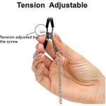 Adjustable Nipple Toys Nipple Clamps With Chain, Non-Piercing Nipple Clips For Sexual Pleasure Breast Flirting Stimulation, Bdsm Bondage Sexual Wellness Adult Sex Toys For Women Bedroom Play