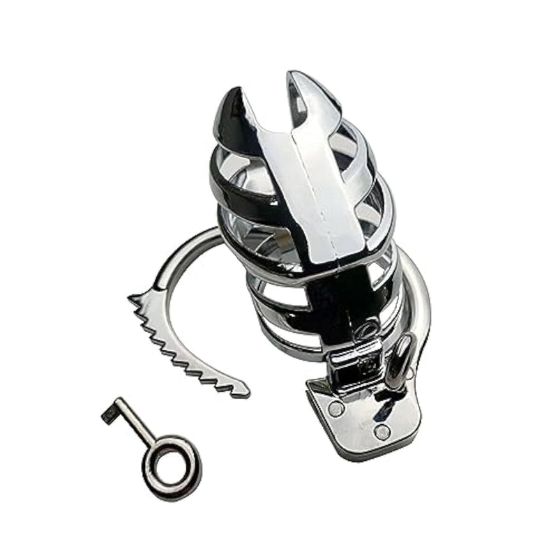 Male Cock Cage Chastity Devices Adjustable Lightweight Chastity Cage Sissy Sex Toy For Men Metal Vented Design Chastity Lock Adult Bondage Sm Penis Cages For Couples