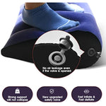 Sex Bondage Pillow Handcuffs Restraints Set - Bdsm Thigh Wrist Cuffs Inflatable Sex Position Pillow Sex Furniture Couples Toy Bdsm Bondage Restraint Kit Adult Sex Toys For Women And Couples(Blue)