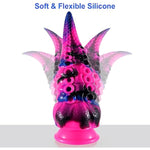 Tentacle Realistic Monster Dildo, 8.7Inch Big Thick Dildos With Strong Suction Cup For Hands-Free Play, Silicone Huge Fantasy Octopus Anal Plug Prostate Massager Adult Sex Toys For Women