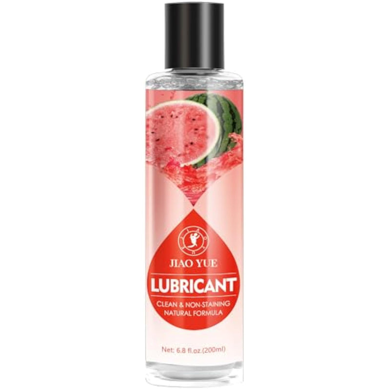 Personal Intimate Lubricant, Watermelon Flavored Water-Based Lube, Silky Smooth Longlasting For Women, Men And Couples, Sugar-Free, Non-Staining, 6.8 Fl Oz (Watermelon)