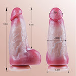 3 Inch Diameter Extra Large Huge Thick Dildo Adult Sex Toy For Women, Soft Silicone Realistic Giant Big Dildo With Suction Cup, Extra Wide Fat Xxl Shower G-Spot-Dildo Anal Toy For Men Gay Couples