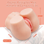 Realistic Male Masturbator with Virgin Vagina and Anal for Men's Pleasure