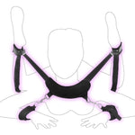 Sex Bondage Restraints Sex Straps Bed Restraints Kit Sex Toys Wrist Leg Restraint Straps Hand & Ankle Cuffs Adults Bed Sex Bondage Restraints Set Sex Play For Couples