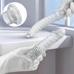 Realistic Small Dildo Butt Plug 6.88 Inch Clear Dildo With Suction Cup Anal Sex Toys For Prostate Massage Anal Stretching Adult Sex Toys For Men Women Couples Masturbation