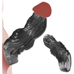 Penis Sleeve Cock Ring Penis Pump Male Sex Toy For Men, Penis Extender Realistic Dildo Penis Pump Adult Toys For Men, Silicone Penis Ring Enlarger Cockring Male Masturbator Sex Toys For Men Couples