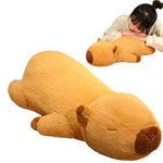 24 Inch Fluffy Capybara Plush Pillow Stuffed Animal Capybara Hugging Pillow Soft Plushies Toy For Home Decor Gift For Kids Or Lover In Birthday Valentine...