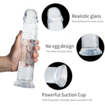 Realistic Dildos Feels Like Skin, Suction Cup For Hands-Free, Flexible Cock Vaginal G-Spot And Anal Play Body-Safe Material Adult Sex Toys And Gift For Women,Pink