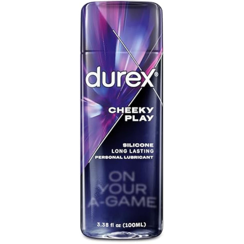 Durex Silicone Lube for Anal Sex, Couples and Personal Use, Long Lasting, 3.38 fl oz