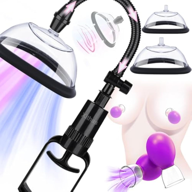 Pussy Pump Nipple Toys Kit Sex Toys, Clitoral Pump Female Suction Couple Adult Sex Toys & Games, Vagina Pump Pussy Sucker Sexual Pleasure Tools For Women Bdsm Sexual Enhancers Clit Nipple Stimulation