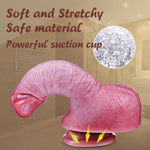 8.9" Huge Silicone Realistic Dildo Thick Toy With Big Suction Cup, Extra Large Fat Anal Dildo, Wide Prostate Dildo With Balls, Vaginal G-Spot Butt Wearable Likelife Penis,Xxl Sex Toy Men/Women/Gay