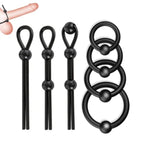 Adjustable Silicone Cock Rings for Men - 7 Sizes to Enhance Erection and Pleasure