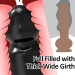 Smooth 7.48'' Huge Big 2.52'' Thick Anal Plug G-Spot Dildo with Powerful Suction Base for Hands-Free Play, Anus Opening Trainer Stretcher Prostate Stimulation Adult Sex Toys for Women Men Gay Couples