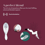 Duo 2 Clitoral Sucker Rabbit Vibrator Sex Toy | Clit Sucking Gspot Vibrating Stimulator | Clitoris Suction | Sexual Pleasure Device | Dildo | Adult Toys For Women | Dual Stimulator | Red