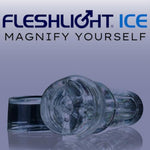 Fleshjack Ice Bottom | Clear Male Masturbator