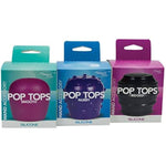 Doc Johnson Crystal Jellies - 8" Realistic Cock With Balls - Strong Suction Cup Base - 8.2 In Long & 2.0 In. Wide - Dildo, Purple