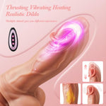 Dildo Vibrator Sex Toys - Realistic Penis G-Spot Vagina Silicone Dildo Stimulator With 7 Modes And Suction Cup, Oral Sex Silicone Dildo Remote Control Adult Toy For Female Couples, 8.6 Inch