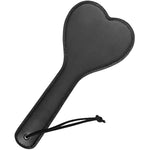 Sm Spanking Sexual Wide Paddle, 11.2Inch Faux Leather Heart Sex Toys For Bdsm Cosplay