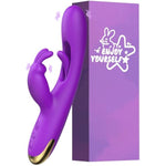 Adult Sex Toys Rabbit Vibrator - 3In1 Flapping G Spot Dildo With 10 Rabbit Vibrating, 7 Flapping & 7 Wand Vibrating Modes – Clitoral & Nipple Stimulator For Women Female Pleasure