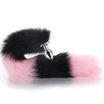 Anal Plug Butt Plug, 4Pcs/Set Sex Fox Tail Anales Plug Toys Butt Plugs With Cat Ears Headband Anal Sex Toys For Women Man Beginners Adult Couples Bondage