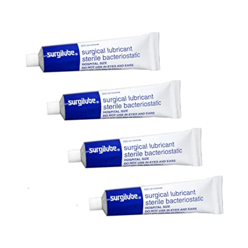 Surgilube Value Pack of 4 x 4.25 oz Sterile Bacteriostatic Surgical Lubricant Jelly