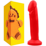 7.6 Inch Realistic Silicone Dildo, Body-Safe Material Huge Dildos For G Spot And Vaginal Stimulation With Strong Suction Cup, Anal Sex Toys For Women And Men(Red)